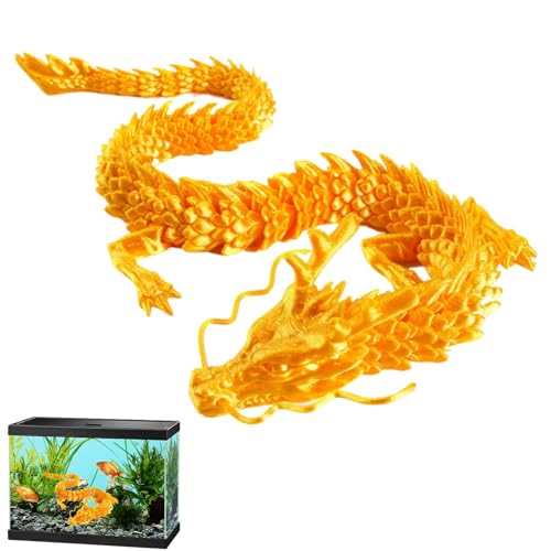 Bewegliches Drachenspielzeug, Drachenfigur bedruckt, flexibles und bewegliches Spielzeug, Drachenfigur mit dynamischen Posen, chinesisches Drachenspielzeug-Ornament für von Zvn Zojne