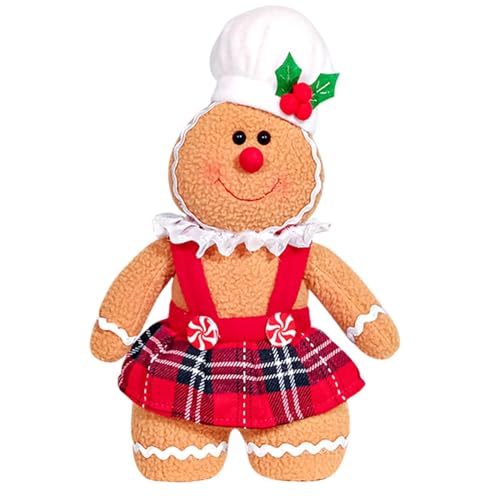Gewürz-Plüschtier, Weihnachtsgewürz-Mann, süßes Weihnachts-Plüschtier, Gingy aus Gewürzen, Huthalter, Weihnachtsdekoration aus Gewürzen, Plüschmann aus Gewürzen von Zvn Zojne