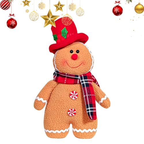 Gewürz-Plüschtier, Weihnachtsgewürz-Mann, süßes Weihnachts-Plüschtier - Lustiges Plüschtier in Form eines Gewürzes mit Hut, Weihnachtsdekoration aus Gewürz, Plüschtier Gewürzmann für Würfel von Zvn Zojne