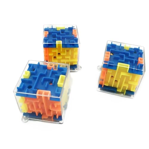 Labyrinthball, 3D-Puzzle-Labyrinthwürfel Für Kinder, Interaktives Labyrinthball-Lernspielzeug, Partygeschenke, Mini-Fidget-Spielzeug Und Denksportaufgaben Für Kinder von Zvn Zojne