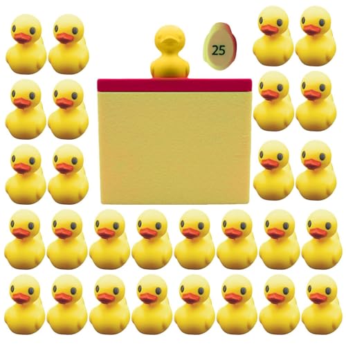 Miniatur- – Klassenzimmer-Management-Glücksenten, kleine Entenfiguren, Studentengruppe, Gruppenorganisationswerkzeuge, Lehrerbedarf, 25 nummerierte für das Klassenzimmer Miniatur- – Klassenzimmer-Management-Glücksenten, kleine Entenfiguren, Studentengruppe, Gruppenorganisationswerkzeuge, Lehrerbedarf, 25 nummerierte für das Klassenzimmer von Zvn Zojne