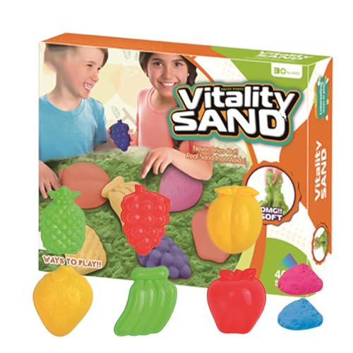 Sandformen, Strandspielzeug, bunte Sandformen für Kinder, inklusive Sand, komplettes Sandspielzeug-Set, Strandspielzeug, Kinder-Sandkasten und Weltraum-Sandspielzeug, Spaß für Kinder und Kleinkinder von Zvn Zojne