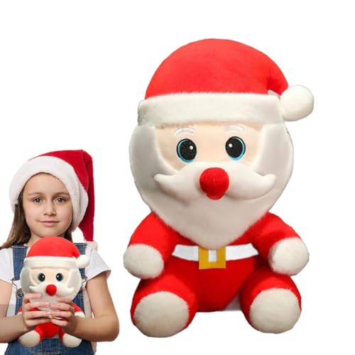 Weihnachtsmann-Plüschspielzeug – Weihnachtsspielzeug | sitzender Weihnachtsmann Plüsch | Kissen mit zarter Haptik, Plüschtier | Weihnachtsmann für Sofa, Auto, Balkon, Pous von Zvn Zojne