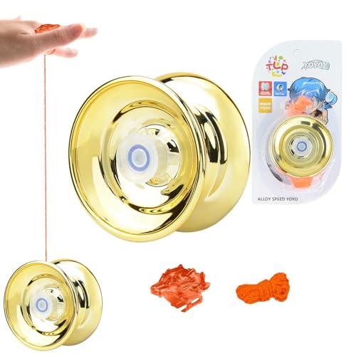Yoyo Professional,Responsives Jo-Jo-Spielzeug aus Legierung für Kinder und Erwachsene | Starkes, stoßfestes Trick-Yoyo, das als Geburtstagsgeschenk für Kindergarten-Früherziehungsspielzeug reagiert Yoyo Professional,Responsives Jo-Jo-Spielzeug aus Legierung für Kinder und Erwachsene | Starkes, stoßfestes Trick-Yoyo, das als Geburtstagsgeschenk für Kindergarten-Früherziehungsspielzeug reagiert von Zvn Zojne