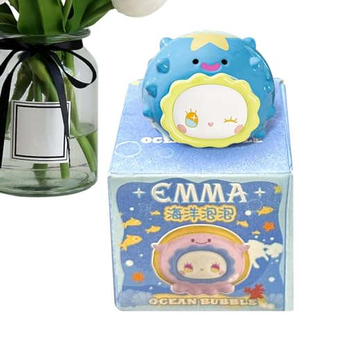 Zvn Zojne Cartoon-Figur, Desktop-Cartoon-Ornamente, Cartoon-Meeresblasen-Granulat, niedliche Puppe für Geburtstags- und Weihnachts-Kollektionen von Zvn Zojne