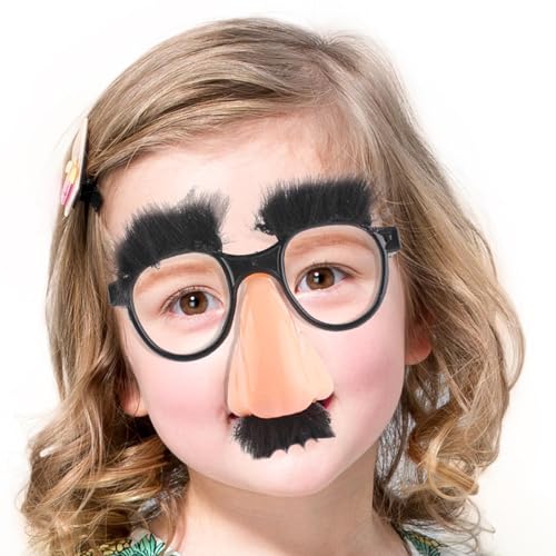 Zvn Zojne Verkleidungsbrille | Verkleiden Sie Augenbrauen und Schnurrbart mit großer Nase – Neuheit Streich Halloween Party Brille Foto Requisiten Party Favors für Halloween Geburtstagsfeiern Zvn Zojne Verkleidungsbrille | Verkleiden Sie Augenbrauen und Schnurrbart mit großer Nase – Neuheit Streich Halloween Party Brille Foto Requisiten Party Favors für Halloween Geburtstagsfeiern von Zvn Zojne