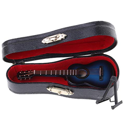 10 cm Spielzeug-Akustikgitarre, Modell-Heimbüro, Schreibtischdekoration, Ornamente, Geschenke von ZwaitL