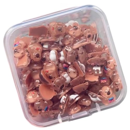 Capybaras Miniaturen Tierfiguren Garten Landschaft Puppenhäuser Schreibtisch Ornamente Handwerk Nägel Charms Dekoration Dolhouses Charms 100 Stück Capybaras Miniaturen Tierfiguren Garten Landschaft Puppenhäuser Schreibtisch Ornamente Handwerk Nägel Charms Dekoration Dolhouses Charms 100 Stück von ZwaitL