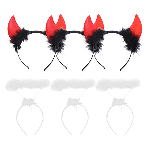 ZwaitL 1 Set Halloween-Partys Teufelshorn Aureole Cosplay Haarband Künstliches Teufelshorn Karneval Halloween Materialien ZwaitL 1 Set Halloween-Partys Teufelshorn Aureole Cosplay Haarband Künstliches Teufelshorn Karneval Halloween Materialien von ZwaitL