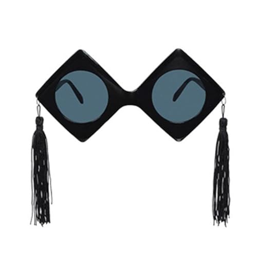ZwaitL Abschluss-Kostüm-Set für Abschlussfeier, Zeremonie, Abschlussfeier, Stirnbänder, Fliege, Brillen, Abschlussfeier, Ehrenstolen für College von ZwaitL