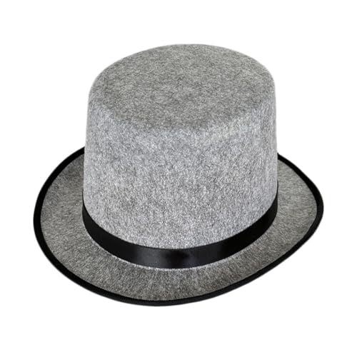 ZwaitL Britischer Hut für Erwachsene/Kinder, flacher Zylinderhut, Abschlussball, Karneval, Party, Kostüm, Filz, Zaubererhut für Karneval, Show, Party ZwaitL Britischer Hut für Erwachsene/Kinder, flacher Zylinderhut, Abschlussball, Karneval, Party, Kostüm, Filz, Zaubererhut für Karneval, Show, Party von ZwaitL