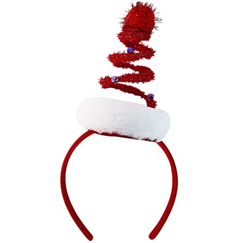 ZwaitL Hohoho Haarreif in Weihnachtsbaumform, Schleife, Stern, Haarhalter, Weihnachtsfeier, Kopfbedeckung für Jugendliche von ZwaitL