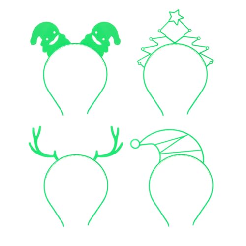 ZwaitL Leichte Weihnachts-Stirnbänder, festliches Urlaubszubehör, bequem, verstellbar, für Erwachsene und Kinder, Mode-Enthusiasten von ZwaitL