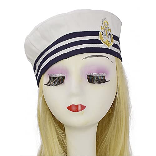 ZwaitL Matrosenkapitän Hut für Kinder Erwachsene Matrosenparty Cosplay Kostüm Requisiten Marine Kapitän Hut für Matrosenparty von ZwaitL