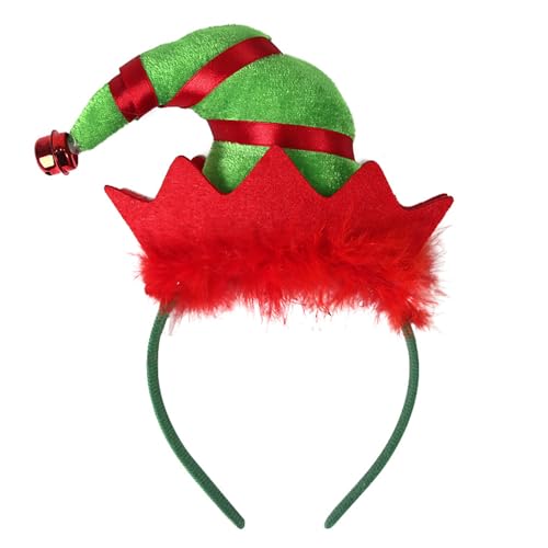 ZwaitL Niedlicher Weihnachtsbaum-Stirnband mit Glitzer, lustiger Hut, Haarreif, Party-Kopfschmuck, Kopfbedeckung, Party, Weihnachten, Stirnbänder für Mädchen ZwaitL Niedlicher Weihnachtsbaum-Stirnband mit Glitzer, lustiger Hut, Haarreif, Party-Kopfschmuck, Kopfbedeckung, Party, Weihnachten, Stirnbänder für Mädchen von ZwaitL