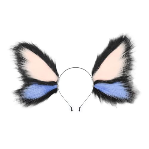 ZwaitL Plüsch-Tierohr-Kopfschmuck mit Elfen und Schmetterlings-Design für Maskeraden, Rollenspiel-Kostüm und Halloween-Event-Kopfschmuck, Halloween-Kostüm, Tierohr-Kopfschmuck ZwaitL Plüsch-Tierohr-Kopfschmuck mit Elfen und Schmetterlings-Design für Maskeraden, Rollenspiel-Kostüm und Halloween-Event-Kopfschmuck, Halloween-Kostüm, Tierohr-Kopfschmuck von ZwaitL