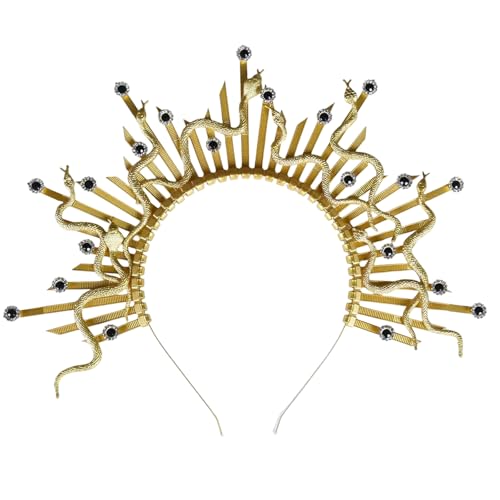 ZwaitL Punk Designs Schlangen-Kopfschmuck, Party-Stirnband, Haarzubehör, geeignet für Musikfestivals und Foto-Requisiten ZwaitL Punk Designs Schlangen-Kopfschmuck, Party-Stirnband, Haarzubehör, geeignet für Musikfestivals und Foto-Requisiten von ZwaitL