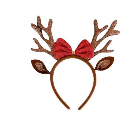 ZwaitL Rentier-Haarreif für Weihnachten, Kopfbedeckung, Haarreifen für Halloween, Weihnachten, Kopfschmuck, Partyzubehör ZwaitL Rentier-Haarreif für Weihnachten, Kopfbedeckung, Haarreifen für Halloween, Weihnachten, Kopfschmuck, Partyzubehör von ZwaitL
