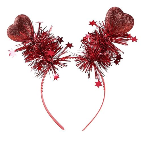 ZwaitL Valentinstag Herz Kopfbedeckung Kopf Bopper Day Stall Rose Verkauf Blickfang von ZwaitL