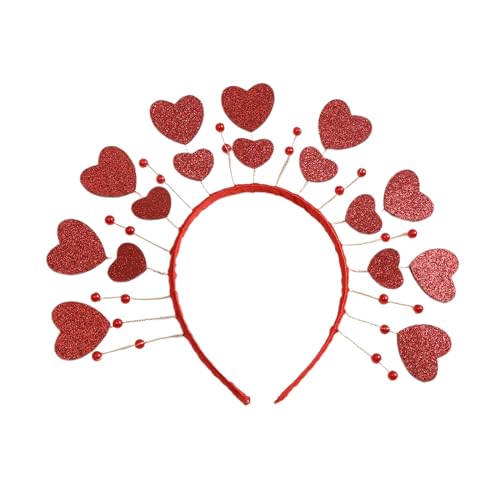 ZwaitL Valentinstag Herz Kopfbedeckung Kopf Bopper Day Stall Rose Verkauf Blickfang von ZwaitL