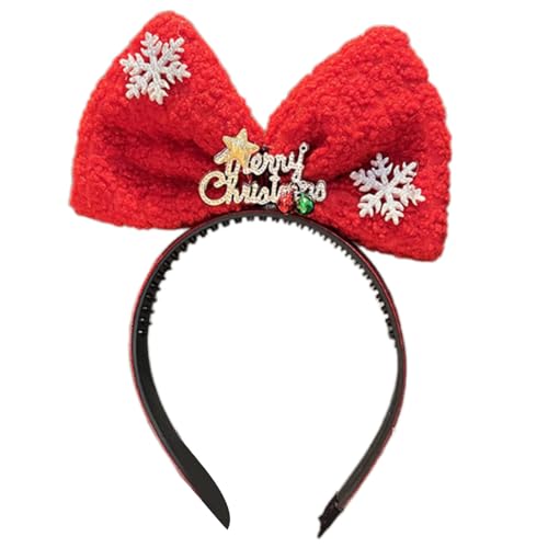 ZwaitL Weiche Weihnachts-Stirnbänder, Urlaubsfeiern, Haarreifen, Schmetterlingsform, Kopfbedeckung für verschiedene Altersgruppen, Partykleidung, Familientreffen, Haar-Accessoire ZwaitL Weiche Weihnachts-Stirnbänder, Urlaubsfeiern, Haarreifen, Schmetterlingsform, Kopfbedeckung für verschiedene Altersgruppen, Partykleidung, Familientreffen, Haar-Accessoire von ZwaitL