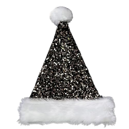 ZwaitL Weihnachts-Kopfbedeckung, volle Pailletten, für die Feiertage, bunte Outfits für Cosplay, Weihnachtsmannmütze ZwaitL Weihnachts-Kopfbedeckung, volle Pailletten, für die Feiertage, bunte Outfits für Cosplay, Weihnachtsmannmütze von ZwaitL