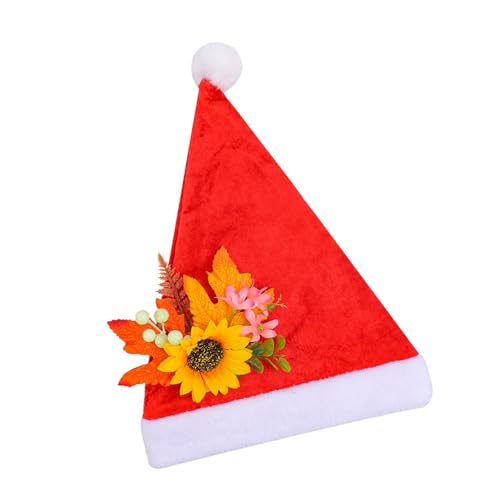 ZwaitL Weihnachtsmütze mit Schleifen, für Erwachsene, Damen, Herren, Weihnachten, Urlaub, Weihnachtsmann, Hüte, für Neujahr, Party, Dekoration, Weihnachten, Urlaub von ZwaitL
