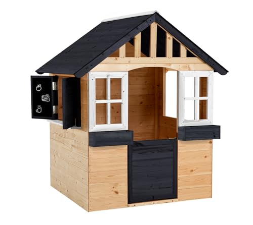 Zwerkules Holz Spielhaus Lolli | Kinderspielhaus mit moderner Farbgestaltung | FSC-zertifiziertes Kiefer- & Fichtenholz | Natur/Weiß/Grau Zwerkules Holz Spielhaus Lolli | Kinderspielhaus mit moderner Farbgestaltung | FSC-zertifiziertes Kiefer- & Fichtenholz | Natur/Weiß/Grau von Zwerkules