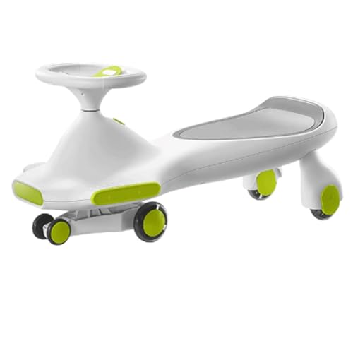 kinderfahrzeug Wackelauto, breiter Sitz, leises PU-Rad, Bunte Autolichter, Schaukelauto, Schaukel, Aufsitzspielzeug, Schaukelauto, for Kinder ab 3 Jahren wackelauto Kinder(Blanc) von Zxarunas