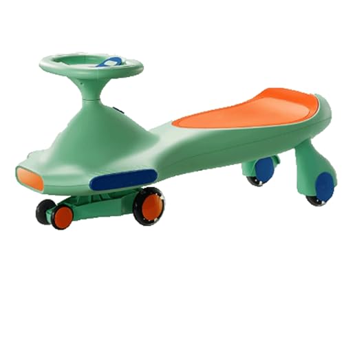 kinderfahrzeug Wackelauto, breiter Sitz, leises PU-Rad, Bunte Autolichter, Schaukelauto, Schaukel, Aufsitzspielzeug, Schaukelauto, for Kinder ab 3 Jahren wackelauto Kinder(Groen) von Zxarunas