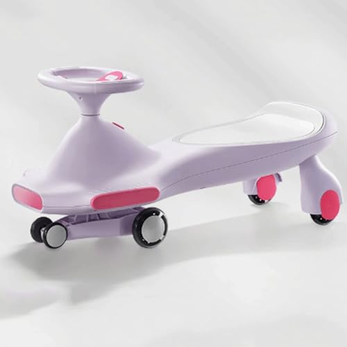 kinderfahrzeug Wackelauto, breiter Sitz, leises PU-Rad, Bunte Autolichter, Schaukelauto, Schaukel, Aufsitzspielzeug, Schaukelauto, for Kinder ab 3 Jahren wackelauto Kinder(Purple) von Zxarunas