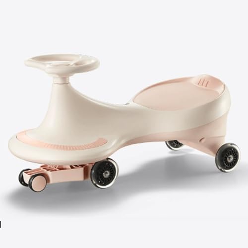kinderfahrzeug Wiggle Car, Breiter Sitz, PU, ​​leises Rad, Schaukelauto, Schaukel, Aufsitzspielzeug, Schaukelauto, for Kinder Ab 3 Jahren wackelauto Kinder(Rose) von Zxarunas