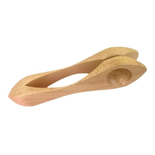 Musikalischer Holzlöffel, Schlaginstrument, Spielzeug für Spielgeräusche, Percussion-Musiklöffel mit Griff, Percussion-Instrument Musikalischer Holzlöffel, Schlaginstrument, Spielzeug für Spielgeräusche, Percussion-Musiklöffel mit Griff, Percussion-Instrument von Zxfdsfdbnm