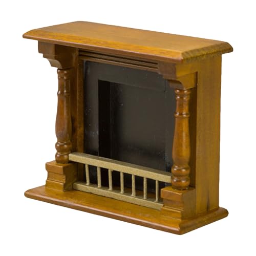 Realistische Kamine von Zakka, realistische Pretend Play Display Kamine Modell Spielzeug für 1:12 Puppenhaus Home Szene Dekoration von Zxfdsfdbnm
