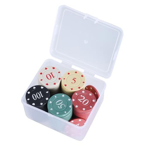 Zxfdsfdbnm 100pcs Professioneller Plastik Chip Unterricht Coin Card Game Chip Mit Box Für Mathematikzählen Kinder Unterricht Belohnung von Zxfdsfdbnm