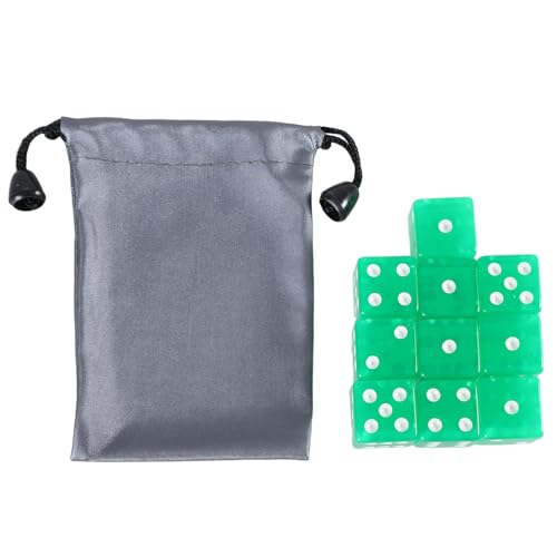 Zxfdsfdbnm 10pcs 6 Sided Game Dices 19mm Square Corner Dices Set Für Table Dices Game Mathematik Farbenfrohe Sechsseitige Dices Cubes von Zxfdsfdbnm