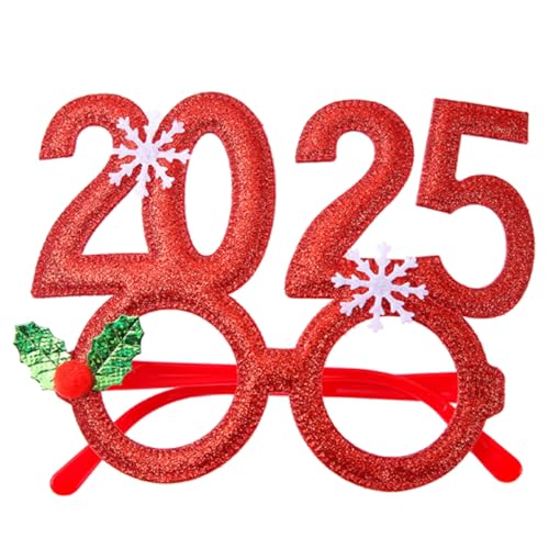 Zxfdsfdbnm 2025 Weihnachtsbrillenrahmen, Weihnachtsbrille 2025, Neujahrsparty-Brille für Kinder, Erwachsene, Weihnachtsfeier Zxfdsfdbnm 2025 Weihnachtsbrillenrahmen, Weihnachtsbrille 2025, Neujahrsparty-Brille für Kinder, Erwachsene, Weihnachtsfeier von Zxfdsfdbnm