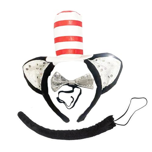 Zxfdsfdbnm Catgirl Dress Up Outfit Halloween Katzen Tierkostüm Accessoires Für Kinder Cosplay Geburtstag Weihnachten Halloween von Zxfdsfdbnm