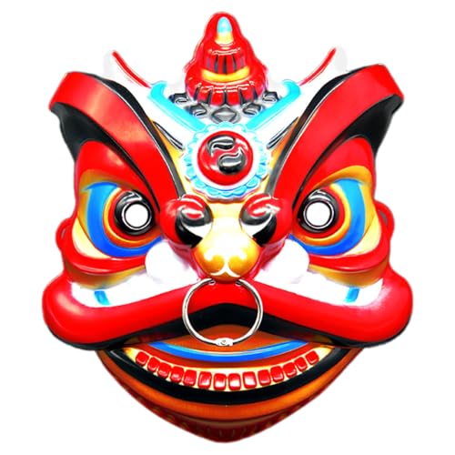Zxfdsfdbnm Chinesische Löwen, Tanzkostüm, Theater, Vollgesicht, Halloween, Cosplay, für Damen, Herren, Cosplay, Fotografie Zxfdsfdbnm Chinesische Löwen, Tanzkostüm, Theater, Vollgesicht, Halloween, Cosplay, für Damen, Herren, Cosplay, Fotografie von Zxfdsfdbnm