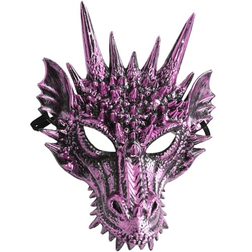Zxfdsfdbnm Drachenkopf Halloween Drachenkostüm für Kinder Erwachsene Festival Party Cosplay Dress Up Halloween Cosplay Requisiten von Zxfdsfdbnm