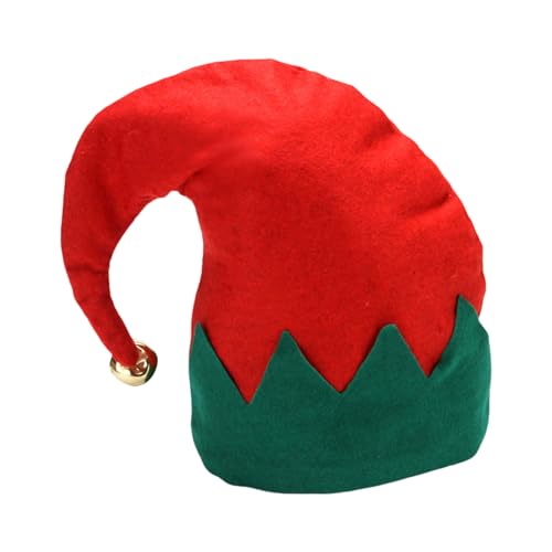 Zxfdsfdbnm Fröhliche Elfen Mit Glocken Unisex Mützen Slouch Weihnachten Kopfbedeckung Baggy Slouch Caps Schelmende Elfen von Zxfdsfdbnm