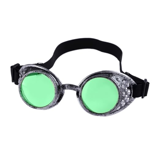 Zxfdsfdbnm Halloween-Gesicht Vintaeg Steampunk Brille Brille Cyber Welding Goths Cosplays Brille Halloween Cosplays Kostüme von Zxfdsfdbnm
