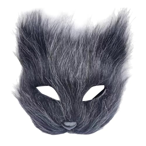 Zxfdsfdbnm Halloween Katzen Gesicht Gesicht CoveAnimal Cosplay Gesicht für Maskeraden Karneval Cosplay Partys Maskeraden Gesicht von Zxfdsfdbnm