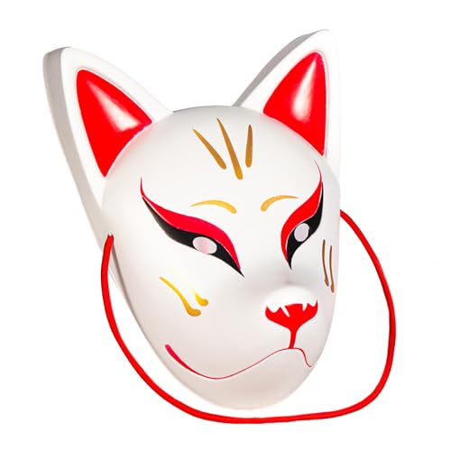 Zxfdsfdbnm Kitsune Traditionelle Japanische Cosplay Katzen Maske Kostüm Füchse Kabukis Kimono Kostümzubehör Raumdekorationen Zxfdsfdbnm Kitsune Traditionelle Japanische Cosplay Katzen Maske Kostüm Füchse Kabukis Kimono Kostümzubehör Raumdekorationen von Zxfdsfdbnm