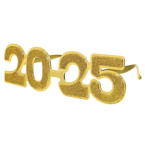 Zxfdsfdbnm Lustige Brille, Neujahrsbrille, Party-Dekoration, Zubehör für Damen und Herren, mehrfarbig von Zxfdsfdbnm