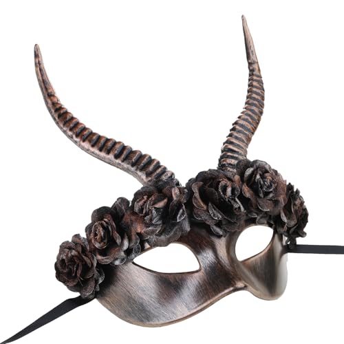 Zxfdsfdbnm Mardi Gras Halloween Kostümmaske Masquerade Maske Carnivals Mardi Gras Scary Horns Maske Für Party Zxfdsfdbnm Mardi Gras Halloween Kostümmaske Masquerade Maske Carnivals Mardi Gras Scary Horns Maske Für Party von Zxfdsfdbnm
