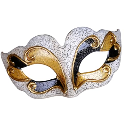 Zxfdsfdbnm Maskerade, halbes Gesicht, Halloween, Augenmaske, Maskerade, Kostüm, Dekoration für Damen und Herren, Cosplay, Halloween Zxfdsfdbnm Maskerade, halbes Gesicht, Halloween, Augenmaske, Maskerade, Kostüm, Dekoration für Damen und Herren, Cosplay, Halloween von Zxfdsfdbnm