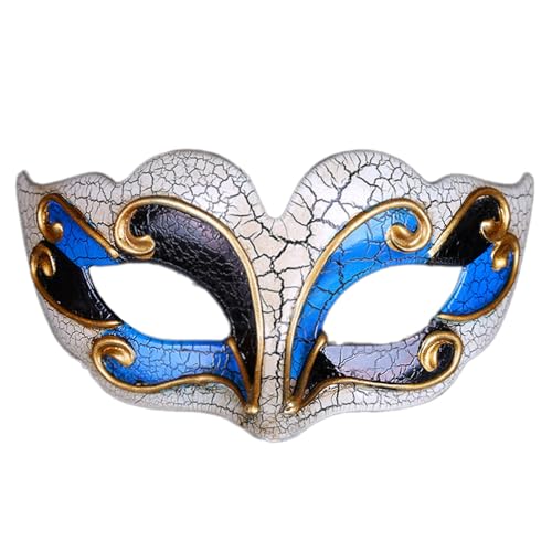 Zxfdsfdbnm Maskerade, halbes Gesicht, Halloween, Augenmaske, Maskerade, Kostüm, Dekoration für Damen und Herren, Cosplay, Halloween Zxfdsfdbnm Maskerade, halbes Gesicht, Halloween, Augenmaske, Maskerade, Kostüm, Dekoration für Damen und Herren, Cosplay, Halloween von Zxfdsfdbnm