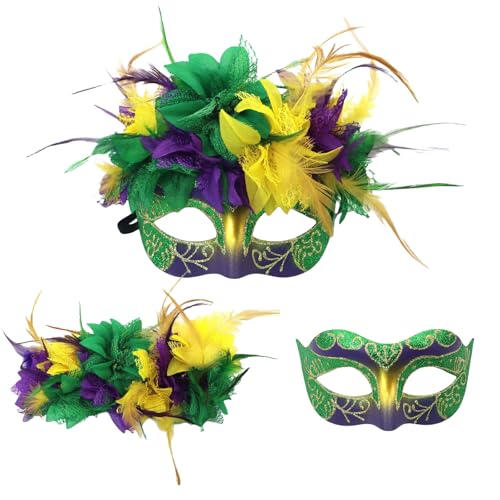 Zxfdsfdbnm Maskerade Gefiederte Maske Frauen Venezianer Maske Party/Bälle Prom/Hochzeit/Wanddekoration Mardi Gras Kostümmaske Zxfdsfdbnm Maskerade Gefiederte Maske Frauen Venezianer Maske Party/Bälle Prom/Hochzeit/Wanddekoration Mardi Gras Kostümmaske von Zxfdsfdbnm