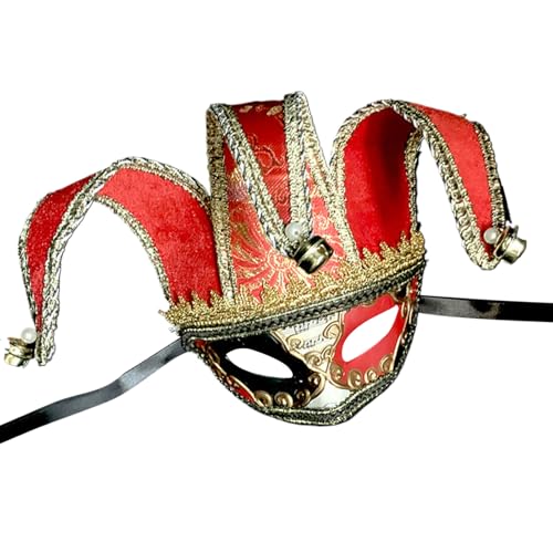 Zxfdsfdbnm Maskerade halbes Gesicht Halloween Augenmaske Kostüm Halb Maskerade Kostüm Zubehör für Damen Herren Halloween von Zxfdsfdbnm